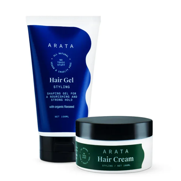 Hair Styling Combo | Hair Styling Gel 150ml + Hair Styling Cream 100g